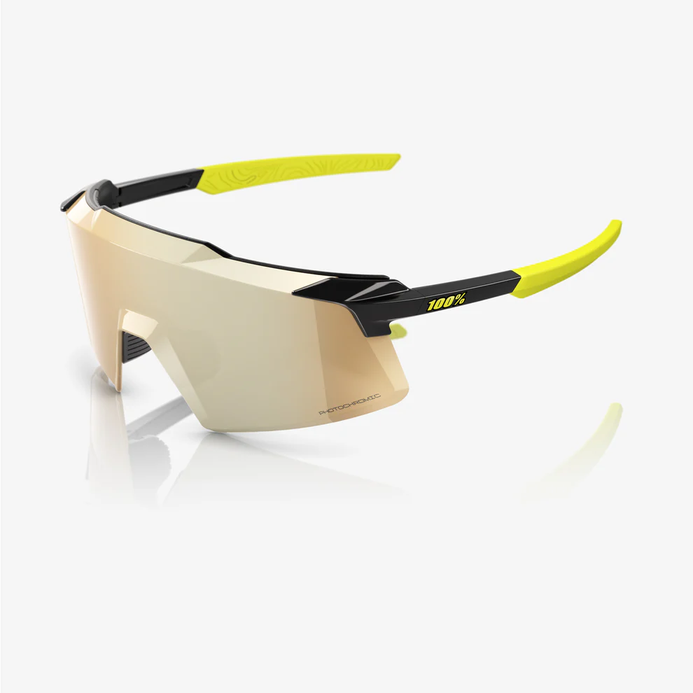 AEROCRAFT - Gloss Metallic Black - Gold Mirror Photochromic